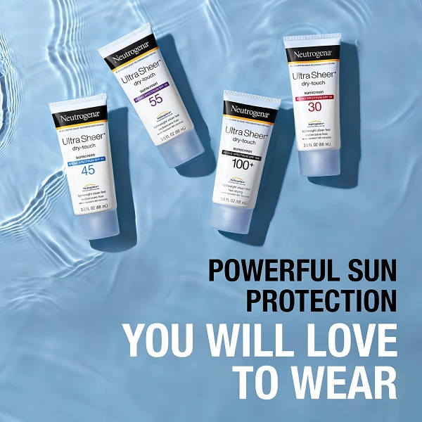 Neutrogena Ultra Sheer Dry-touch Solar Spf 55 88ml 3.0oz - Image 2