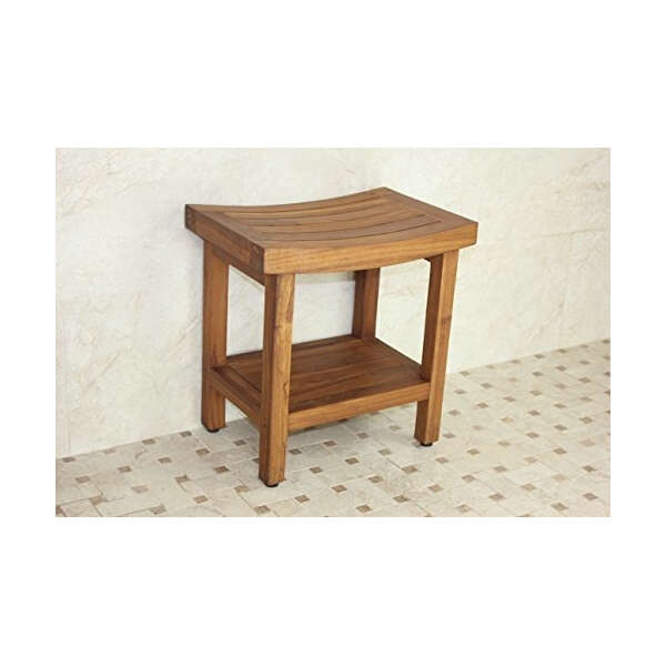 Banco De Baño Sumba Patentado De 18 Pulgadas De Madera De T - Image 3