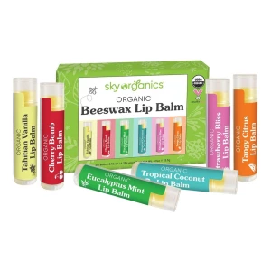 Bálsamos Labiales Orgánicos Sky Organics Pack De 6 Sabores