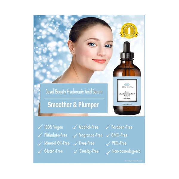 Joyal Beauty Sérum De Ácido Hialurónico Para Cara Natural Tipo De Piel Todo Tipo De Piel - Image 4