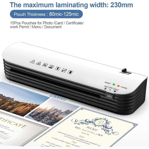 Plastificadora Tcczcr Sl299 A4 Laminadora Térmica 4 En 1 Para La Casa Voltaje 127v - Image 5