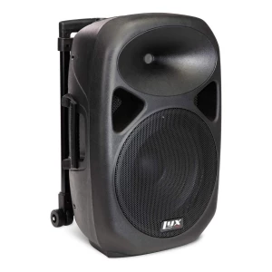 Bocina Amplificada 10pul Bateria,bluetooth,usb Lyxpro Spa10 Color Negro