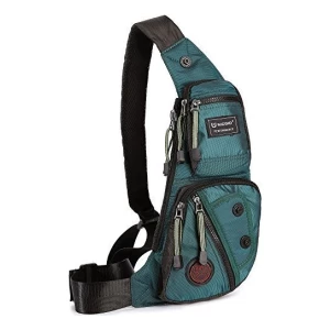 Bolso Honda Nicgid Mochila Bandolera Para Hombre Lysb01mz3hk Color Verde Oscuro 1 Diseño De La Tela Liso