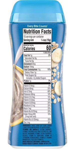Gerber Cereal Avena-plátano Para Bebé Con Probióticos 227gr - Image 4