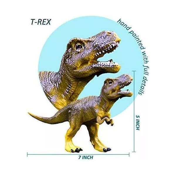 Juguetes De Figuras De Dinosaurios Realistas, Paquete De 6 - Image 4