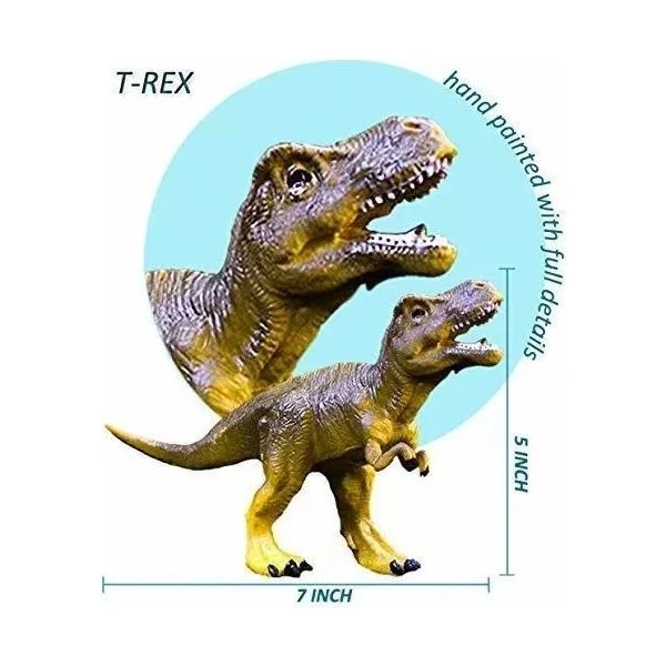 Juguetes De Figuras De Dinosaurios Realistas, Paquete De 6 - Image 4