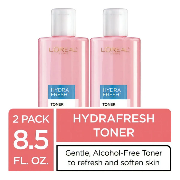 L'oreal Paris Hydrafresh Tonico Facial Sin Alcohol - 2 Pack Tipo De Piel Todo Tipo De Piel - Image 2