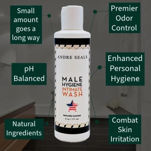 Andre Seals Lavado Íntimo Para Hombres Con Ph Neutro 177ml - Image 2
