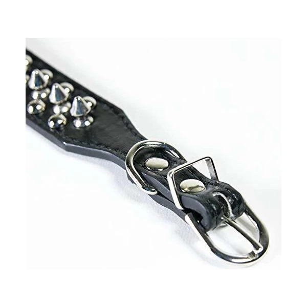 Corelife Collar De Piel Vegana Con Pinchos Para Perros Y Gat - Image 2