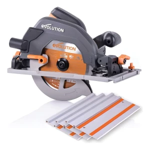 Sierra Circular Eléctrica Evolution R185ccs 185mm 1600w Negra Y Naranja 50hz 110v