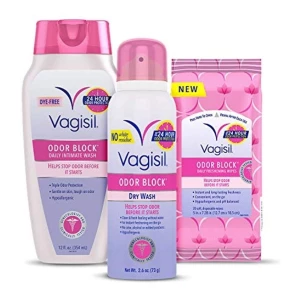Vagisil Kit De Lavado Intimo Diario Femenino, Odor Block