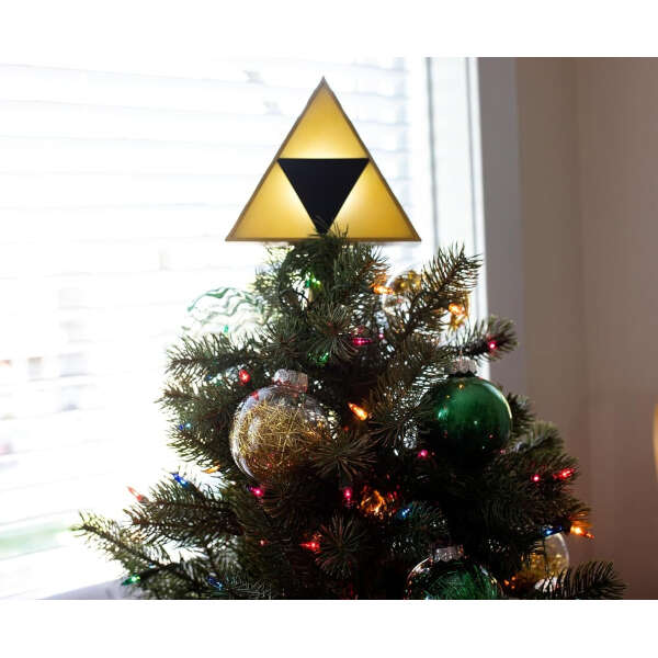Adorno Arbol Navideño Estrella Trifuerza The Legend Of Zelda Color Amarillo - Image 5