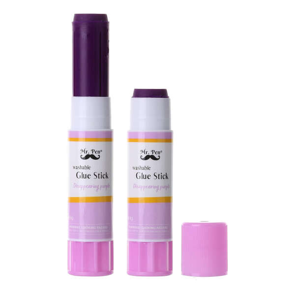 Pegamento Líquido Mr. Pen Purpura Color Purpura De 8g No Tóxico - 8 Packs De 8 Unidades - Image 3