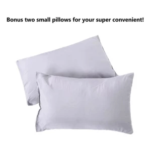 Saco De Dormir Doble Con 2 Almohadas, Ohuhu Impermeabl Negro - Image 3