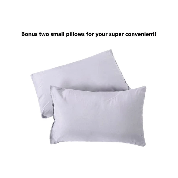 Saco De Dormir Doble Con 2 Almohadas, Ohuhu Impermeabl Negro - Image 3