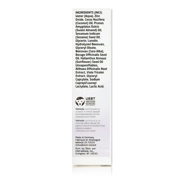 Crema Para Rozaduras D Pañal, Weleda Con Malva Blanca 1.7 Oz - Image 3