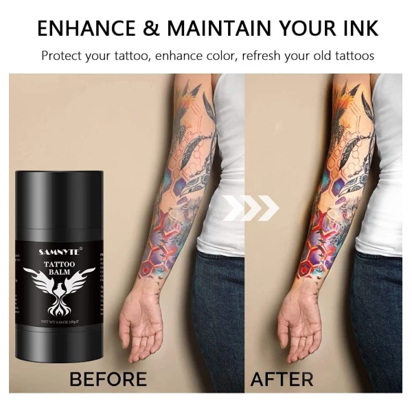 Samnyte Tattoo Balm Tatuaje Abrillantador Refresh Old Tattos - Image 4
