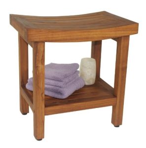 Banco De Baño Sumba Patentado De 18 Pulgadas De Madera De T - Image 4