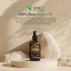 Voilave Aceite De Argán Virgen Orgánico Usda Cabello, Cuerpo - Image 5