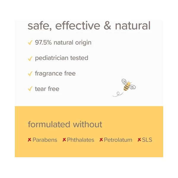 Shampoo & Wash Sensitive 621ml Burt's Bees Baby - Image 2