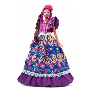 Mattel Muñeca Barbie Dia De Muertos 2022 Vestido Tradicional