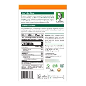 Therabreath Dry Mouth Mandarin Mint Lozenges 100pz - Image 2