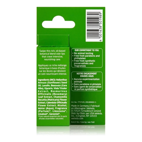 Bálsamo Labial, Weleda Everon, Hidrata Y Protege 0.27 Onzas - Image 4