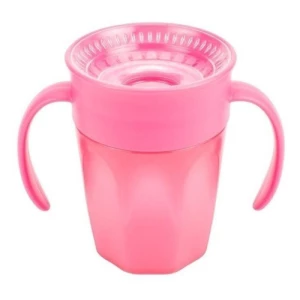 Vaso De Transicion Sin Boquilla Dr Browns 360° 7oz/200ml 6m+ Color Rosa