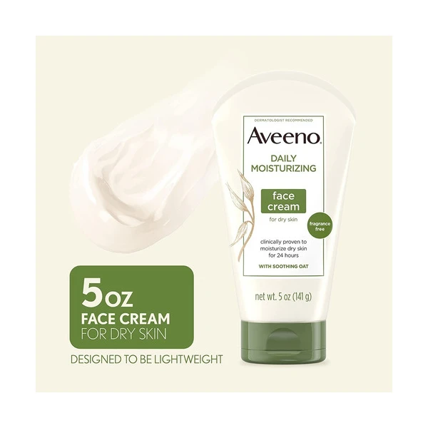 Aveeno Crema Facial De Avena Prebiótica 141g Tipo De Piel Seca - Image 5
