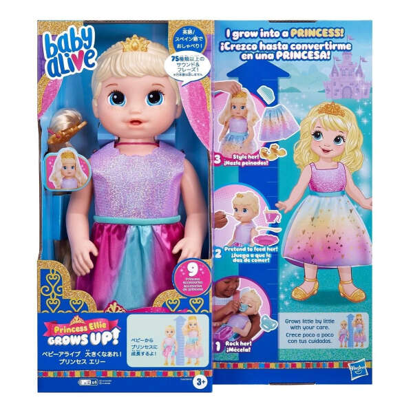 Muñeca Princesa Ellie Baby Alive Baby Grows Up Hasbro 3 - Image 2