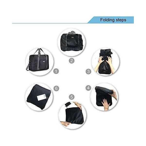 Bolsa De Viaje Plegable Para Mujeres Y Hombres Impermeable Y - Image 5