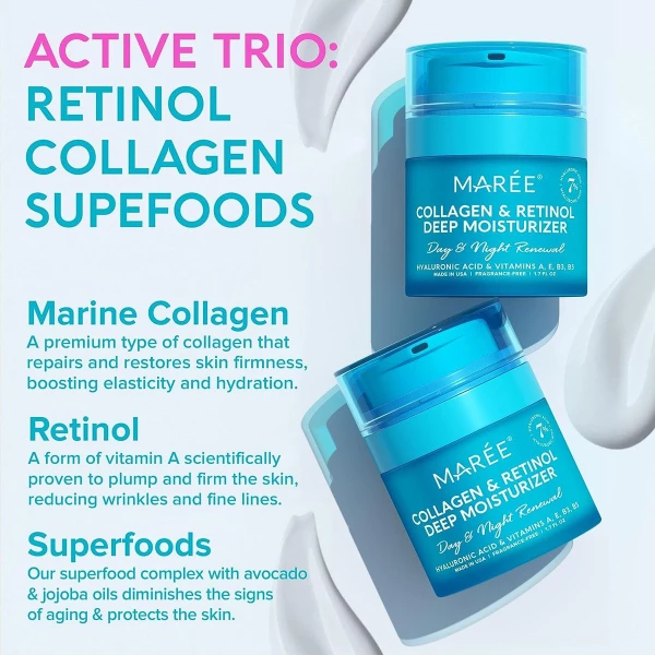 Maree Crema Facial Antiarruga Con Retinol, Acido Hialurónico Momento De Aplicación Día/noche Tipo De Piel Todo Tipo De Piel - Image 5