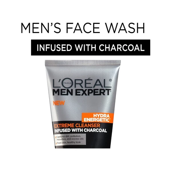Gel Limpiador Facial Con Carbón 150 Ml L'oreal Men Expert Tipo De Piel Todo Tipo De Piel - Image 3
