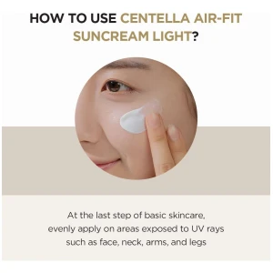 Protector Solar Skin1004 Madagascar Centella Air-fit Suncream Light 30fps En Crema 50ml - Image 5