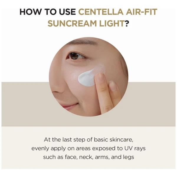 Protector Solar Skin1004 Madagascar Centella Air-fit Suncream Light 30fps En Crema 50ml - Image 5