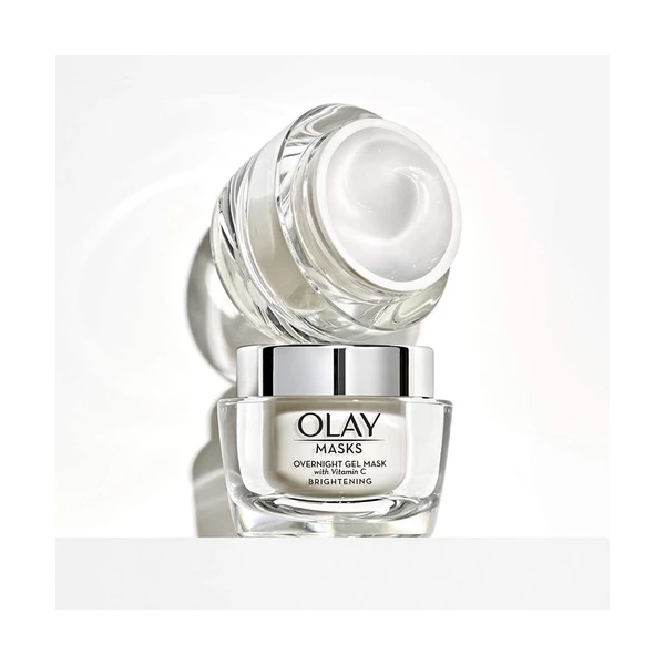Olay Máscara Facial Hidratante De Gel Nocturna Con Vitamin C Momento De Aplicación Noche Tipo De Piel Todo Tipo De Piel - Image 3