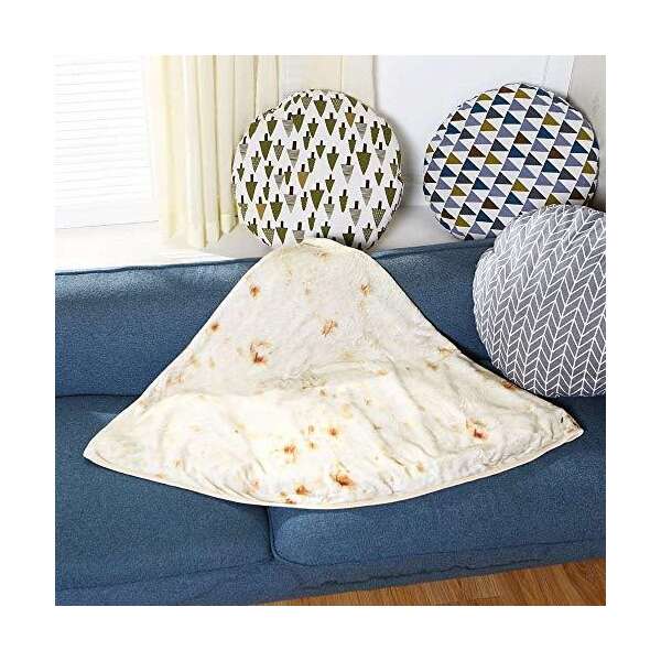 Manta Para Adultos Zen Life Harina Tortilla Mantas Alimentos - Image 2