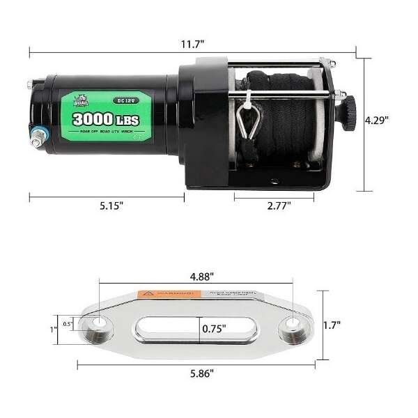 Kit De Winches Eléctrico Capacidad De Carga Para Atv / Utv - Image 5