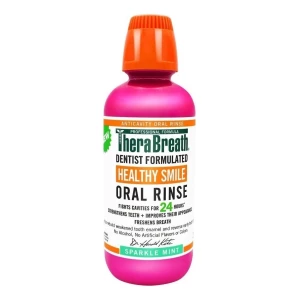 Therabreath Healthy Smile Oral Rinse Sparkle Mint 16oz.