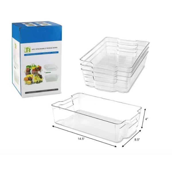 Contenedor Organizador Para Refrigerador Jinamart 4 Unid - Image 2