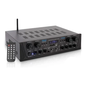 Amplificador Pyle Pta44bt Karaoke Inalámbrico Bluetooth 500w Color Negro Potencia De Salida Rms 500 W