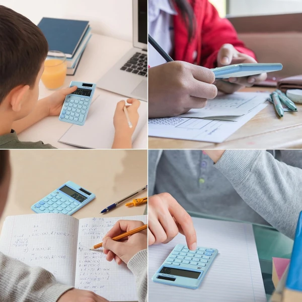 Mr. Pen - Calculadora De Función Estándar, 12 Dígitos Color Azul Claro - Image 4