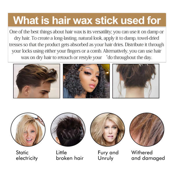 Barra De Cera Fijadora Para Cabello Dañado Ikt 75g - Image 3