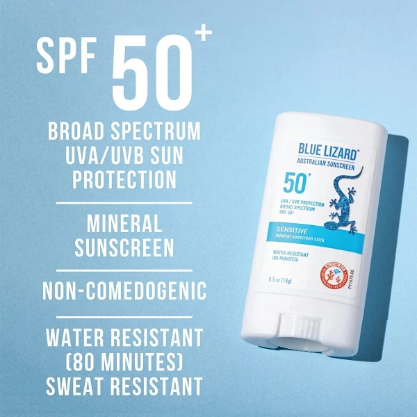 Blue Lizard Protector Solar Mineral Sensitive Stick Spf 50 - Image 2