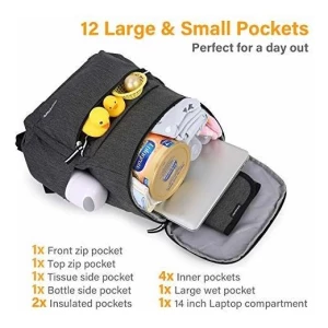 Mama Mochila Ligera Para Pañales Con Cambiador Bolsillo Ais - Image 2