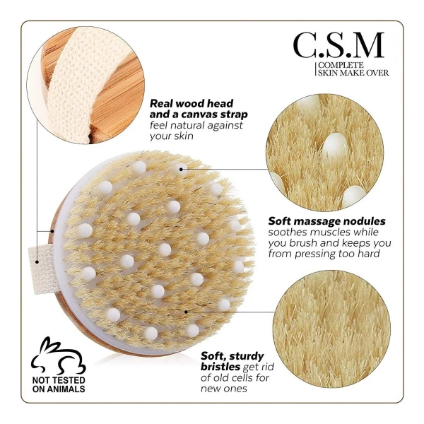 C.s.m - Cepillo Exfoliante Corporal Seco O Humedo - Image 3