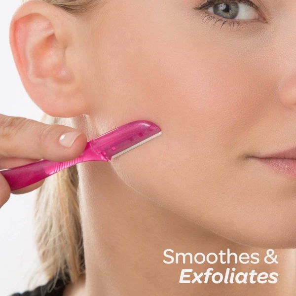 Schick Limpieza De Cejas Máquina De Afeitar Facial 3 Piezas - Image 4