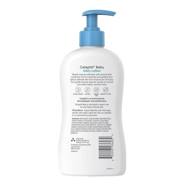 Cetaphil Baby Daily Lotion Corporal Y Rostro 399ml - Image 2