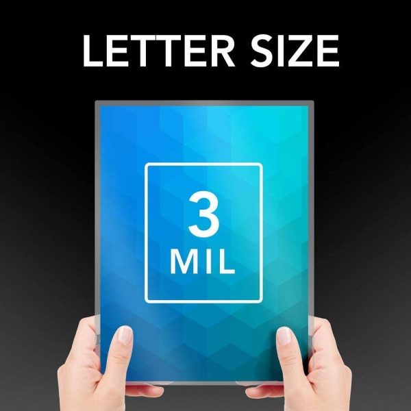 Hojas De Laminación Autoadhesivas, Tamaño Carta, Brillante - Image 2