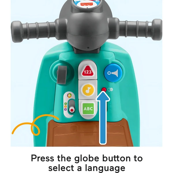 Fisher-price - Scooter De Montar Para Niños Pequeños Color Verde Claro - Image 5